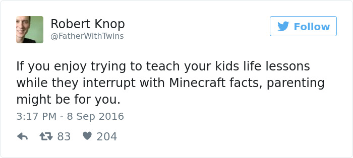 Funniest Parenting Tweets 2016