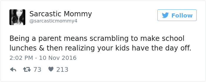 Funniest Parenting Tweets 2016