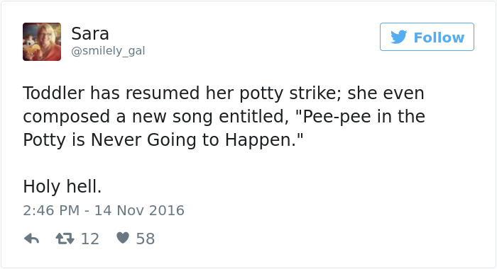 Funniest Parenting Tweets 2016