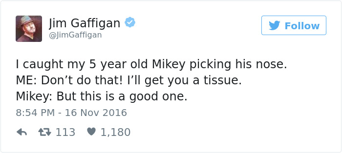 Funniest Parenting Tweets 2016