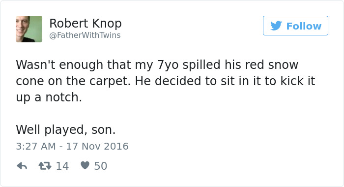 Funniest Parenting Tweets 2016