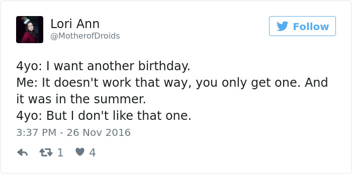 Funniest Parenting Tweets 2016