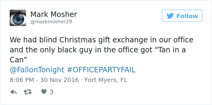 Office Party Fail Tweet