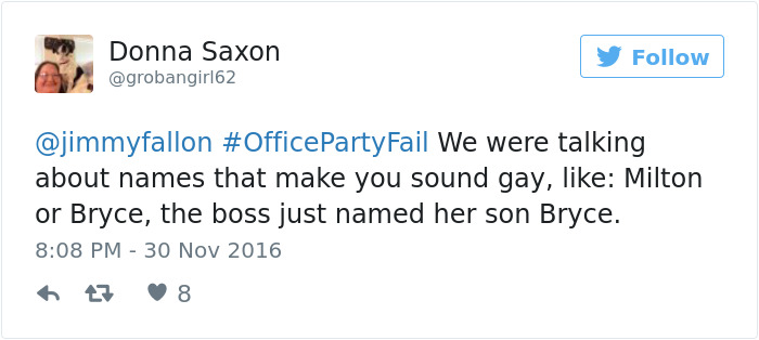 Office Party Fail Tweet