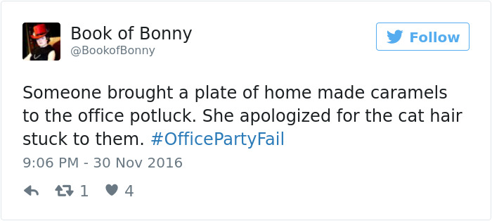Office Party Fail Tweet