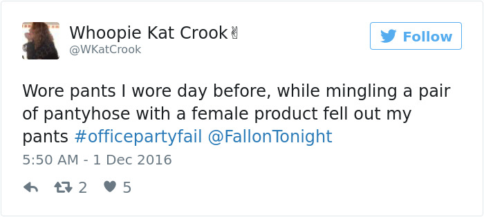 Office Party Fail Tweet