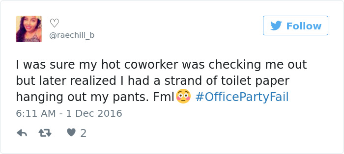 Office Party Fail Tweet