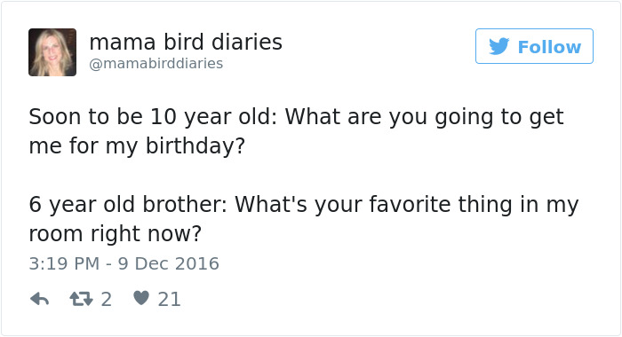 Funniest Parenting Tweets 2016