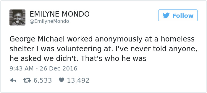 People Are Sharing Stories About George Michael's Incredible Generosity