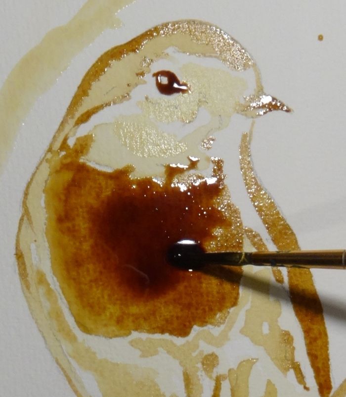 Painting With 100% Real Coffee