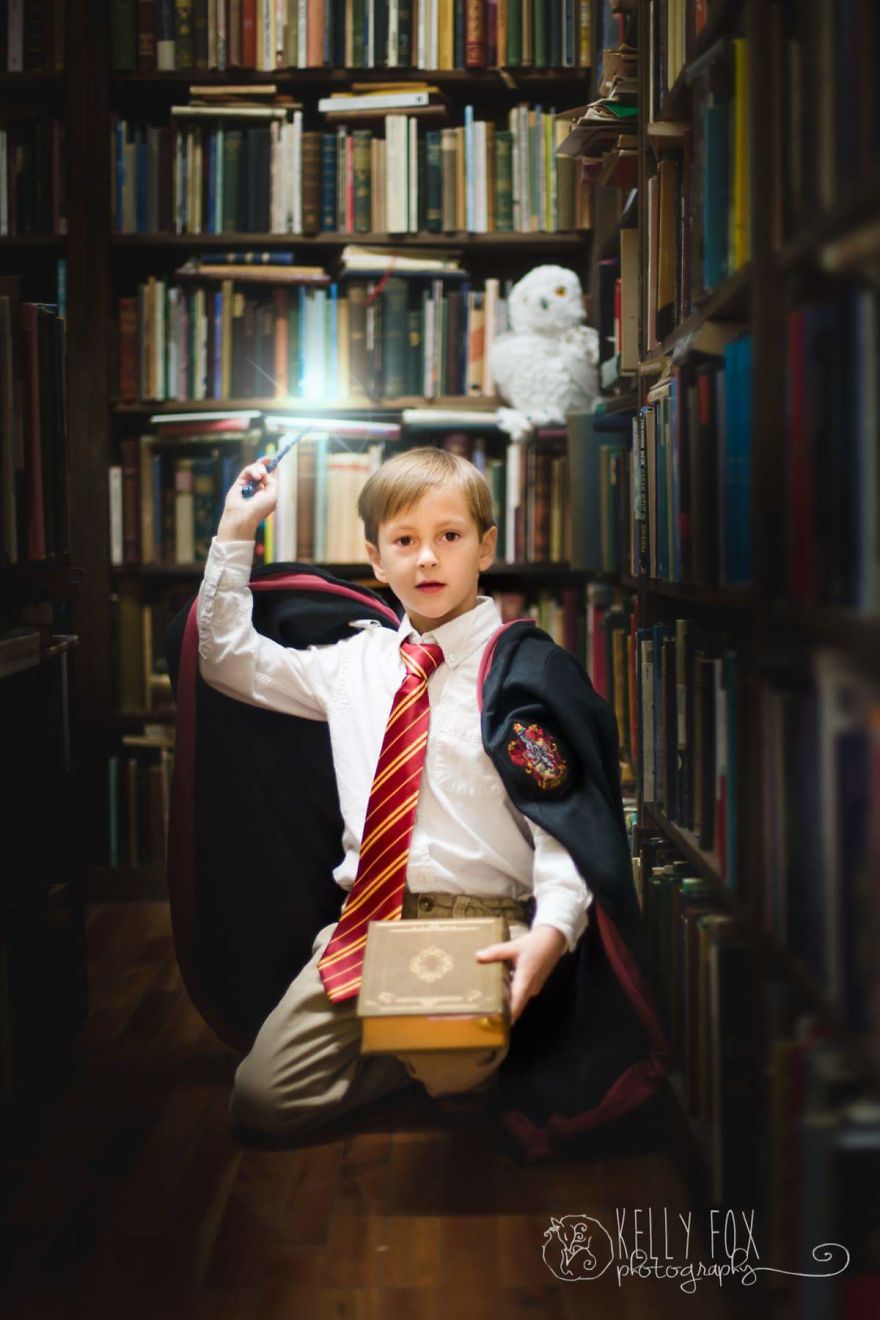 Beautiful Harry Potter Family Photoshoot