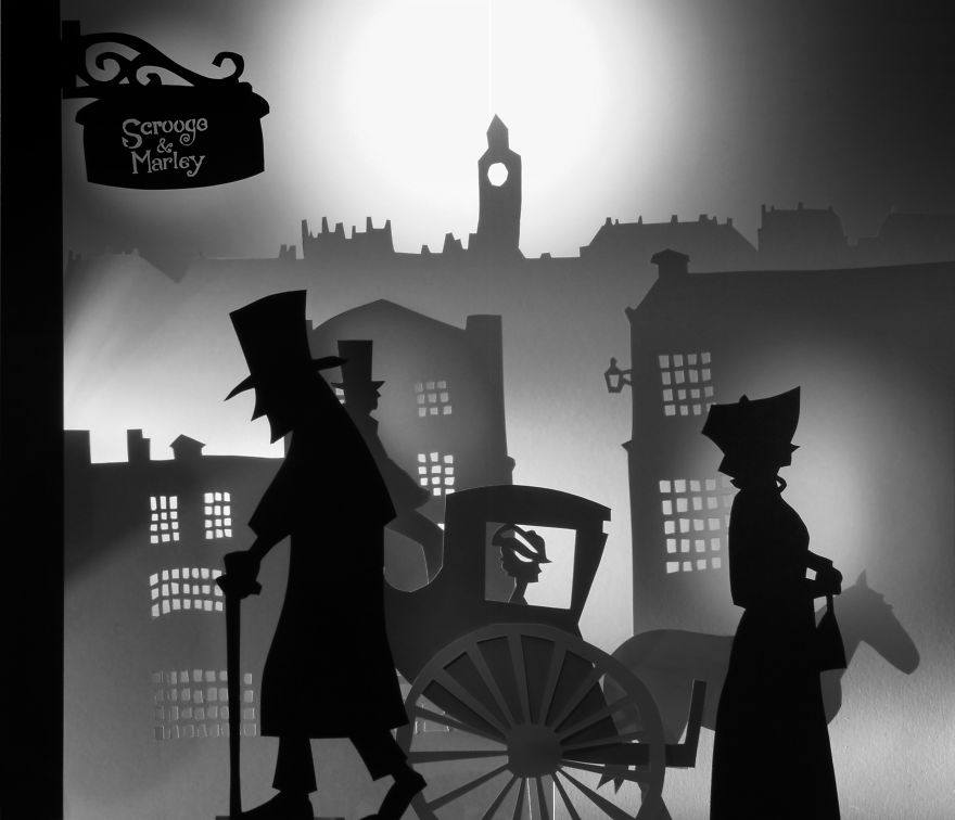 A Christmas Carol That I Created In 25 Cardboard Parts A Christmas Carol That I Created In 25 Cardboard Parts