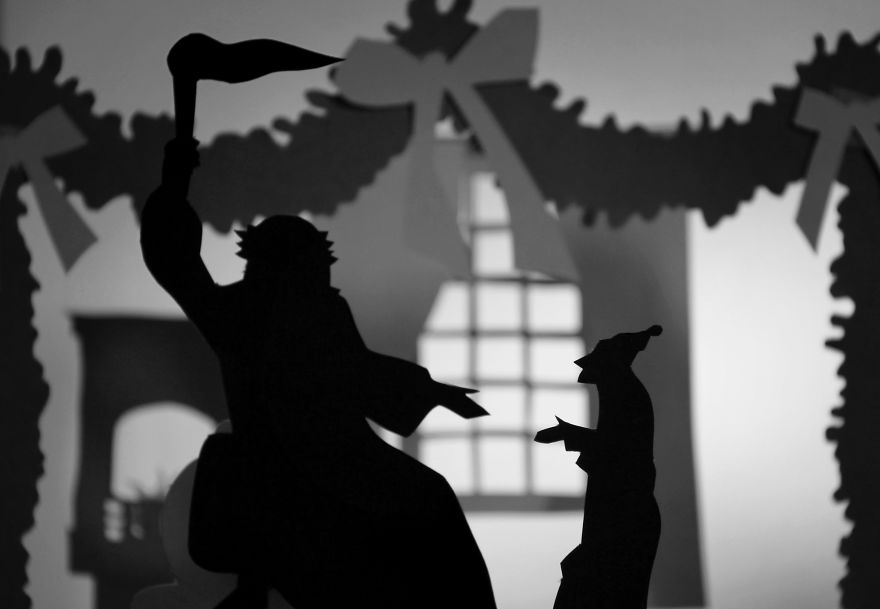 A Christmas Carol That I Created In 25 Cardboard Parts A Christmas Carol That I Created In 25 Cardboard Parts