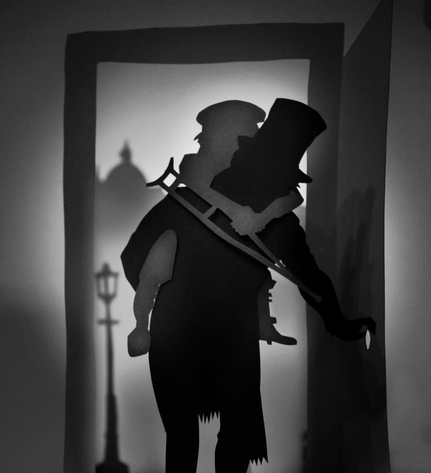 A Christmas Carol That I Created In 25 Cardboard Parts A Christmas Carol That I Created In 25 Cardboard Parts