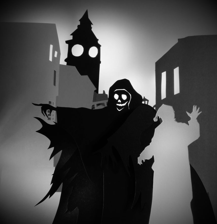 A Christmas Carol That I Created In 25 Cardboard Parts A Christmas Carol That I Created In 25 Cardboard Parts