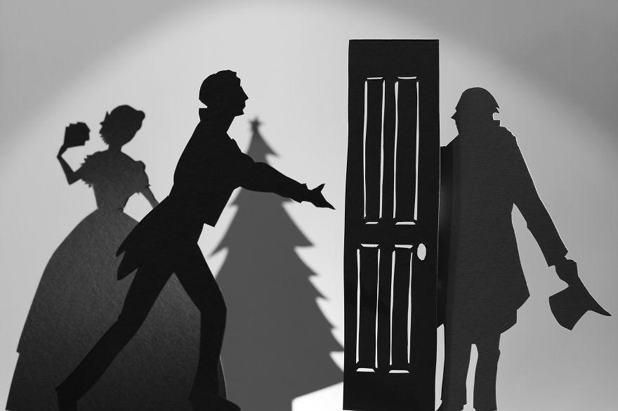 A Christmas Carol That I Created In 25 Cardboard Parts A Christmas Carol That I Created In 25 Cardboard Parts