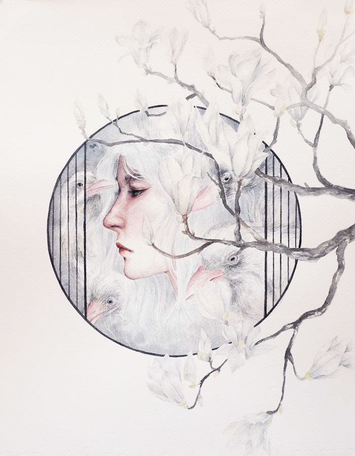 I Paint Ethereal Watercolor Portraits I Paint Ethereal Watercolor Portraits