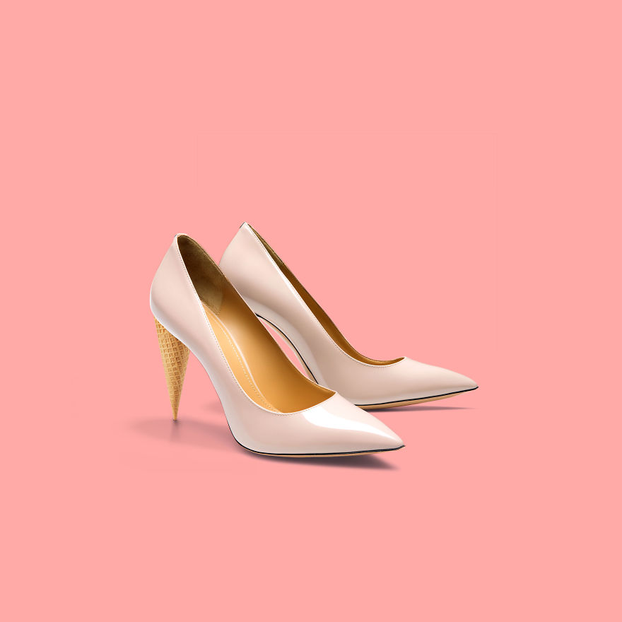 Cone + Pointed Toe Pumps