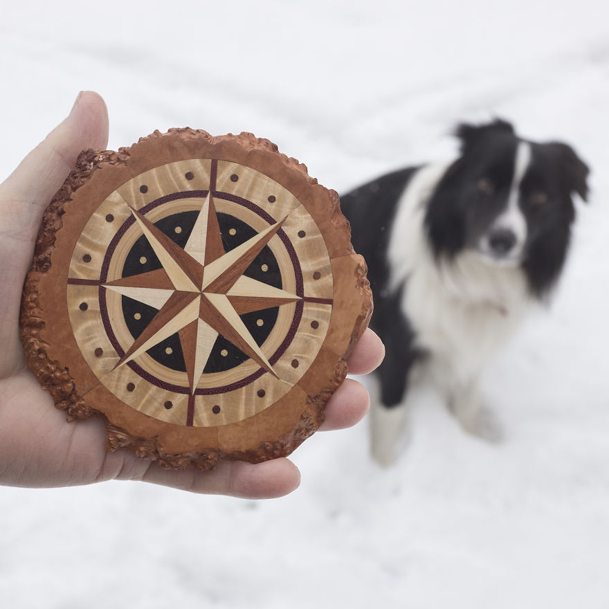 My Grandfather Spent 100+ Hours To Craft This Amazing Wood Art