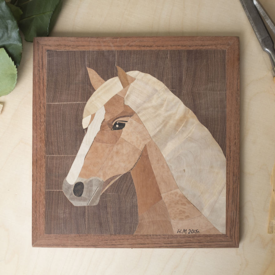 My Grandfather Spent 100+ Hours To Craft This Amazing Wood Art