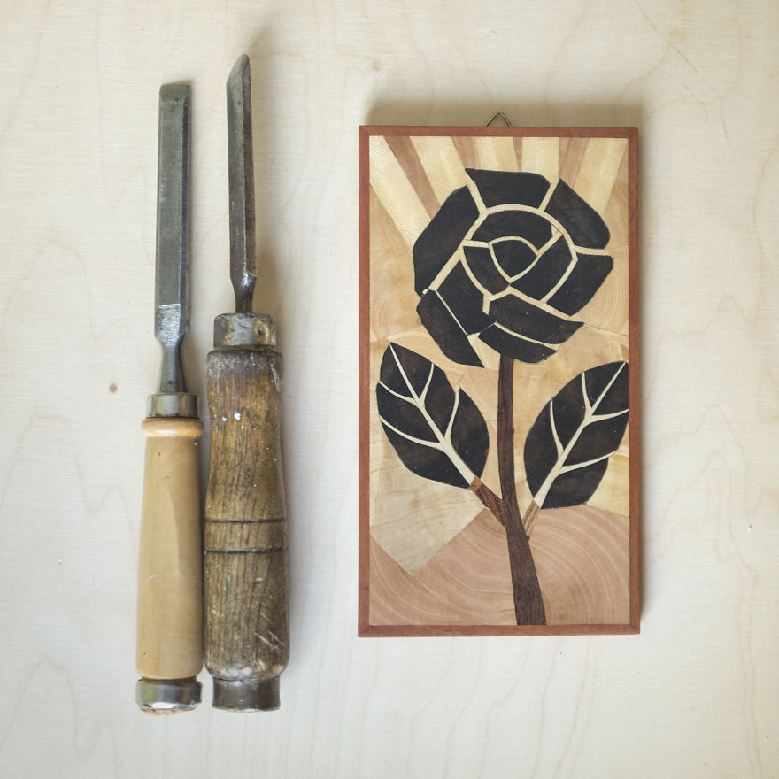 My Grandfather Spent 100+ Hours To Craft This Amazing Wood Art