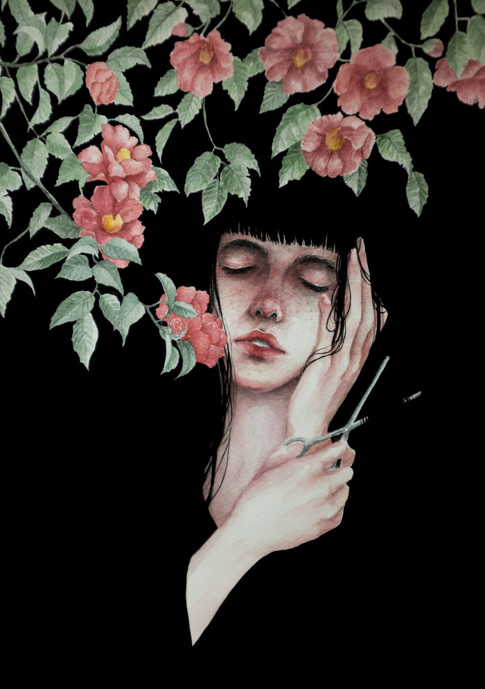 I Paint Ethereal Watercolor Portraits I Paint Ethereal Watercolor Portraits