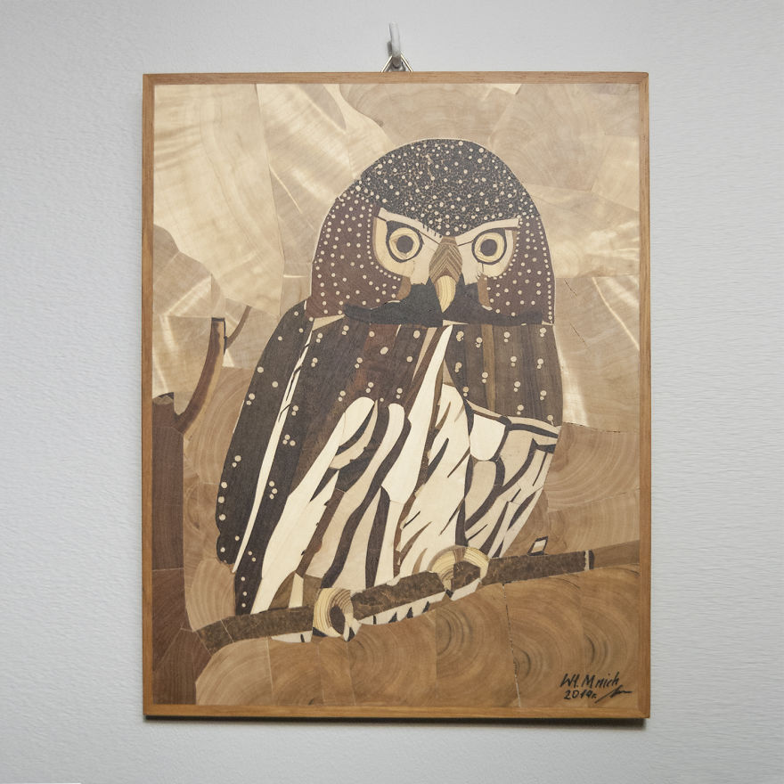 My Grandfather Spent 100+ Hours To Craft This Amazing Wood Art