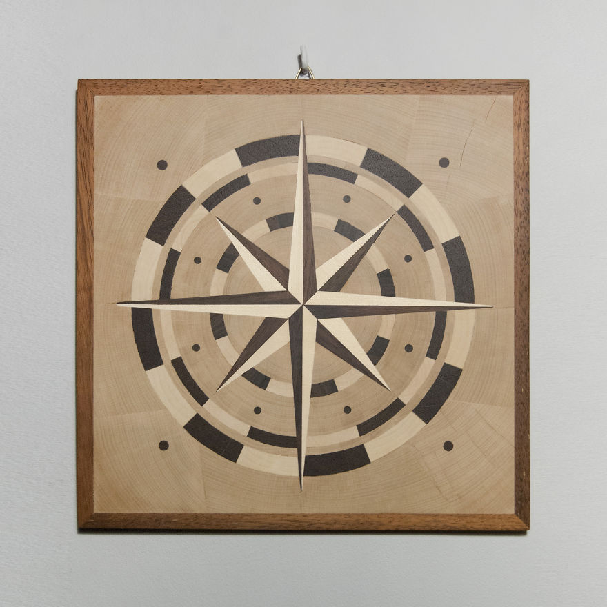 My Grandfather Spent 100+ Hours To Craft This Amazing Wood Art