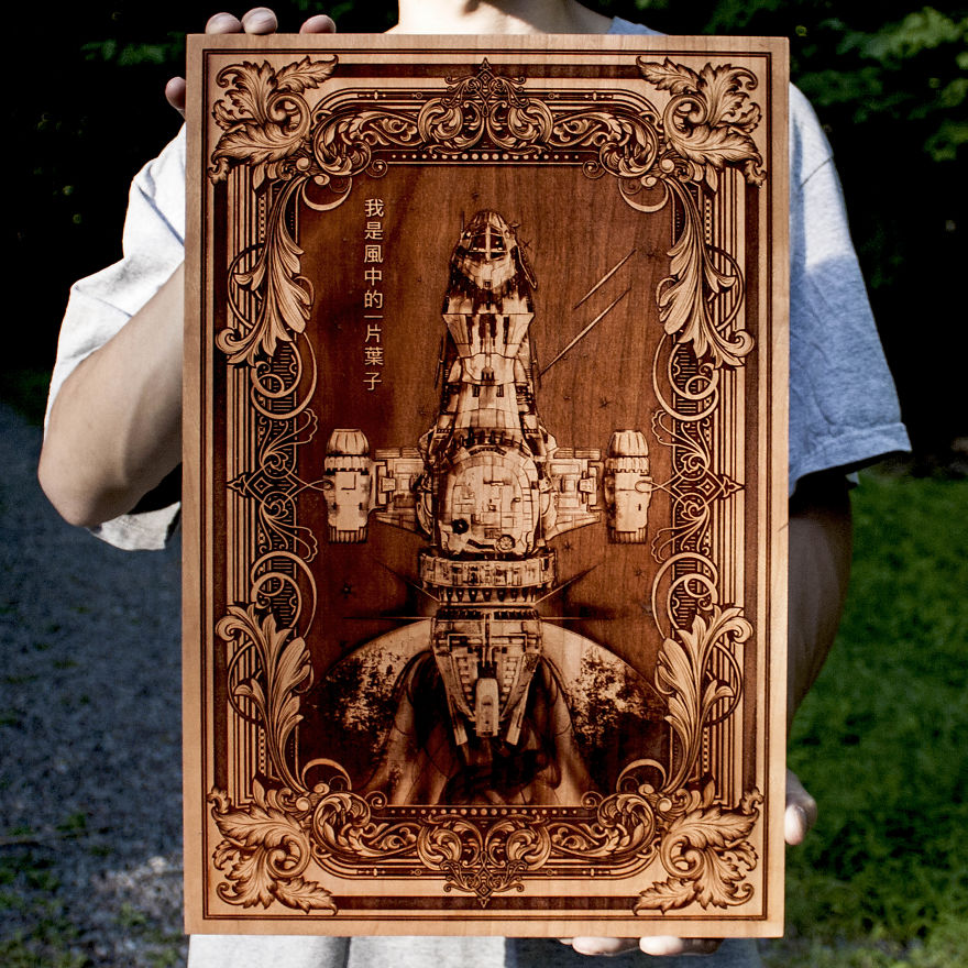 We Quit Our Day Jobs To Make Unique Laser Engraved Art