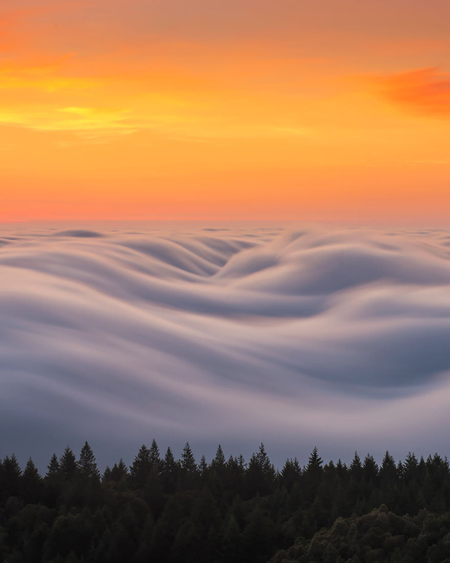 Fog Waves Are The Most Beautiful Thing I Captured After 8 Years Of Experimenting Fog Waves Are The Most Beautiful Thing I Captured After 8 Years Of Experimenting