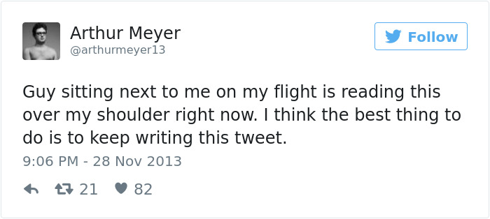 Funny Plane Tweet