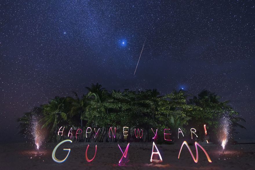 Happy New Year From Guyam Island