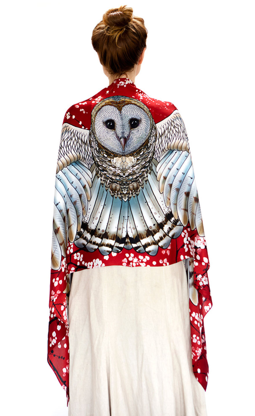 Hand-Drawn Owl Scarves That Will Turn Heads Hand-Drawn Owl Scarves That Will Turn Heads