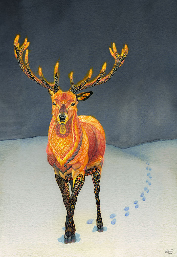 I Draw Intricately Patterned Animals