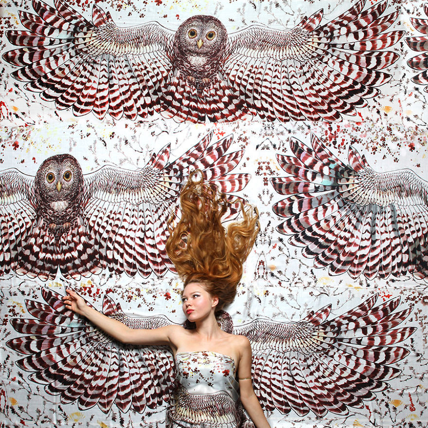 I Hand-Draw Owl Scarves That Will Give You Wings I Hand-Draw Owl Scarves That Will Give You Wings