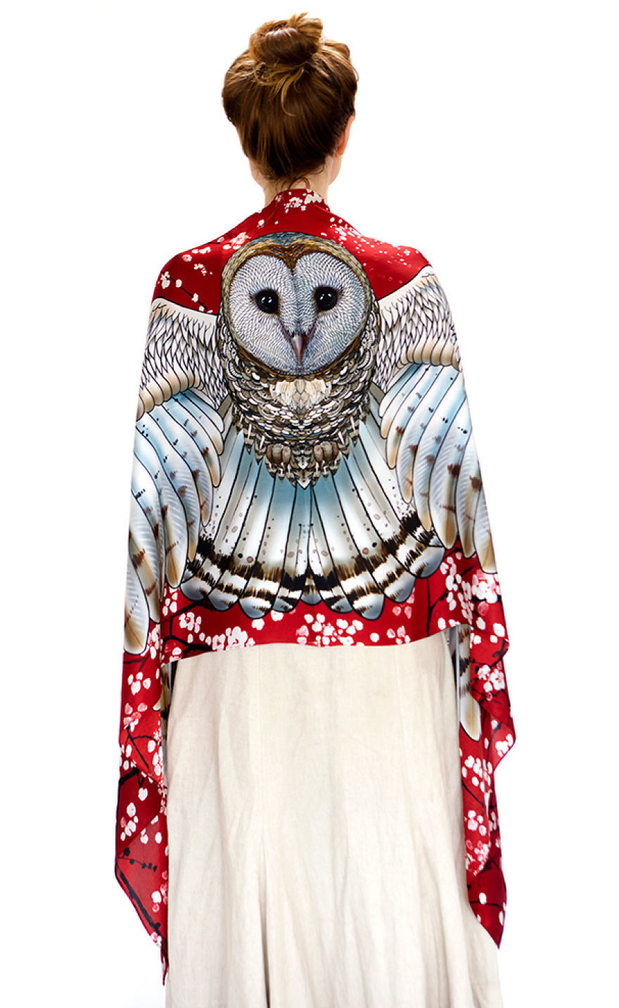 I Hand-Draw Owl Scarves That Will Give You Wings I Hand-Draw Owl Scarves That Will Give You Wings