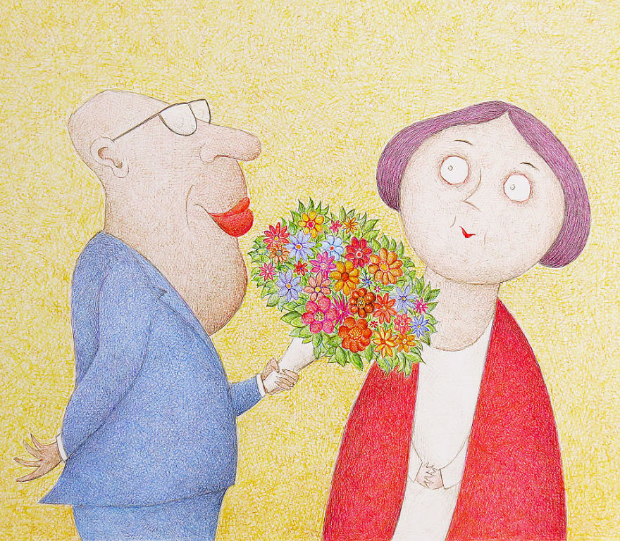 I Create Images With Random Cross-Hatching ...and Some Works Take A Week Or More To Complete.