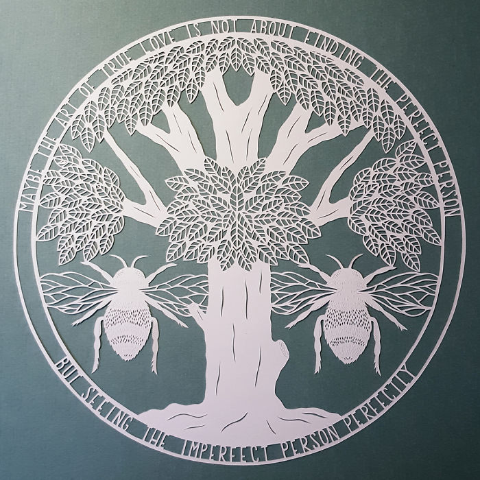 I Make My Artwork Using Only A Simple Sheet Of Paper