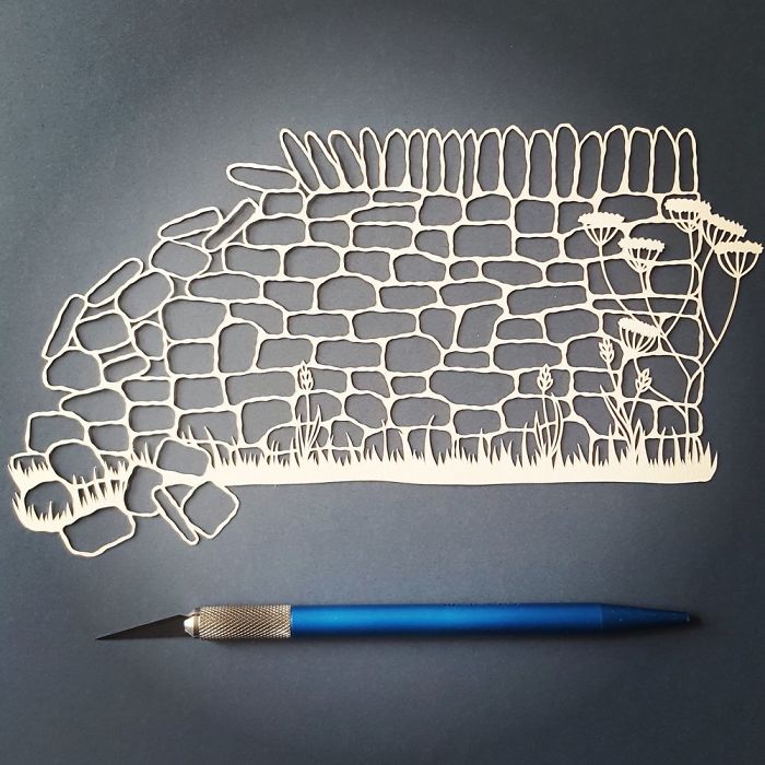 I Make My Artwork Using Only A Simple Sheet Of Paper