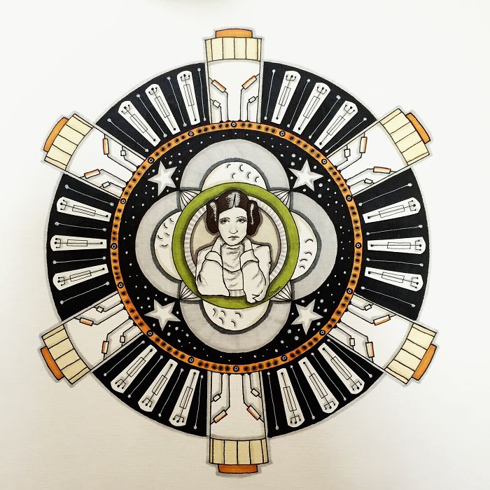 Leila Mandala By Lou Johns