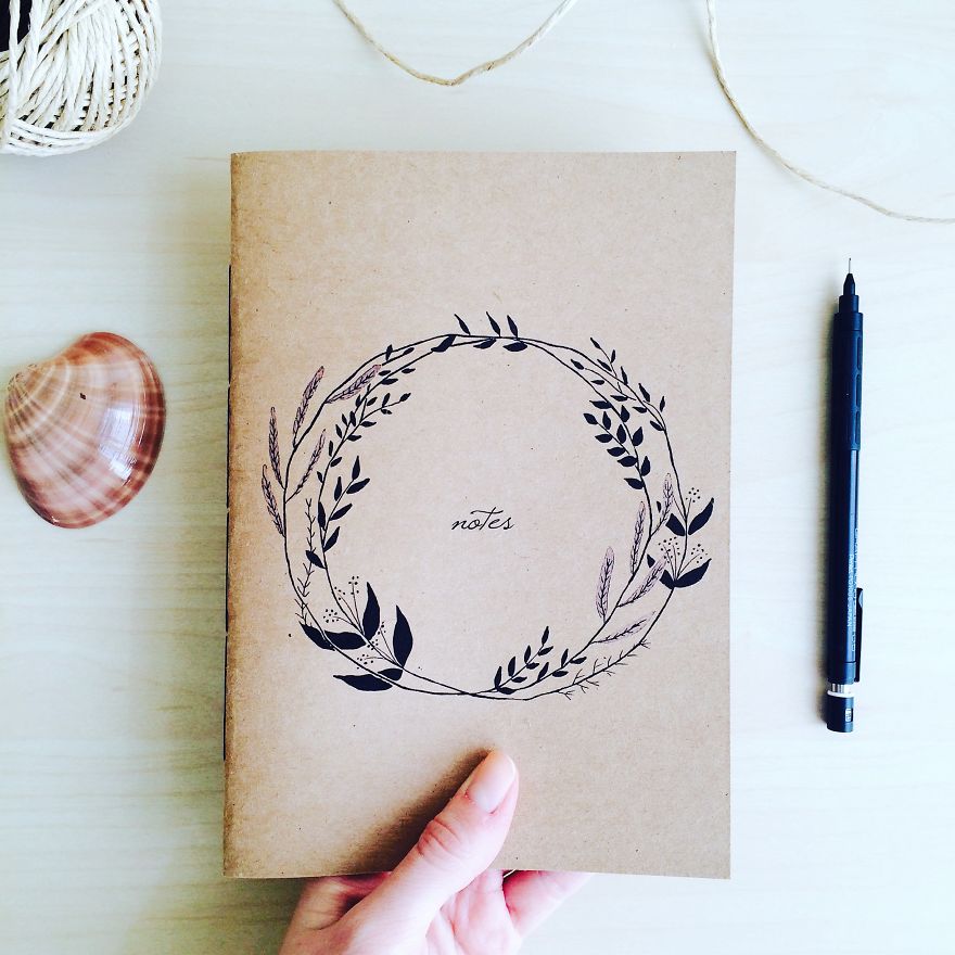 Wreath Notebook Ii