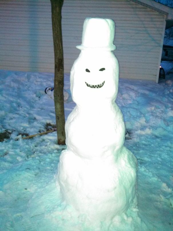 Dr Who Snowman....