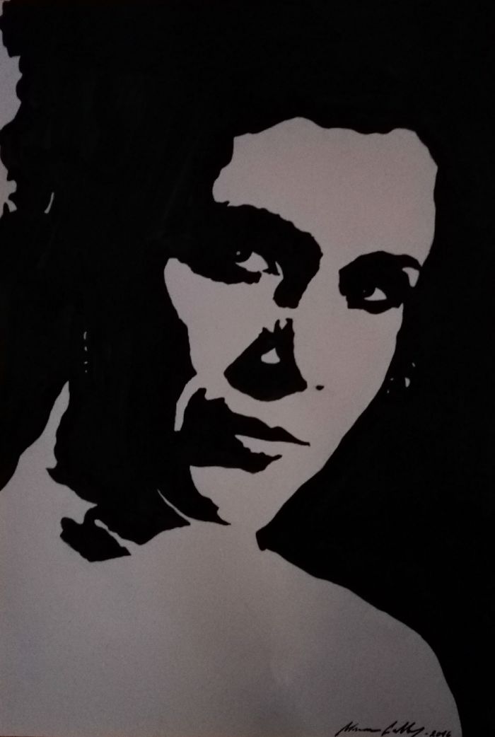 Carrie Fisher, 1956-2016 | Ink On Paper By M. Colley