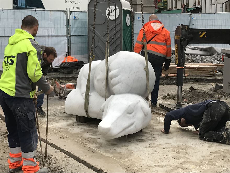 We Created A Statue To Honor Friendship Between People And Animals. We Created A Statue To Honor Friendship Between People And Animals.