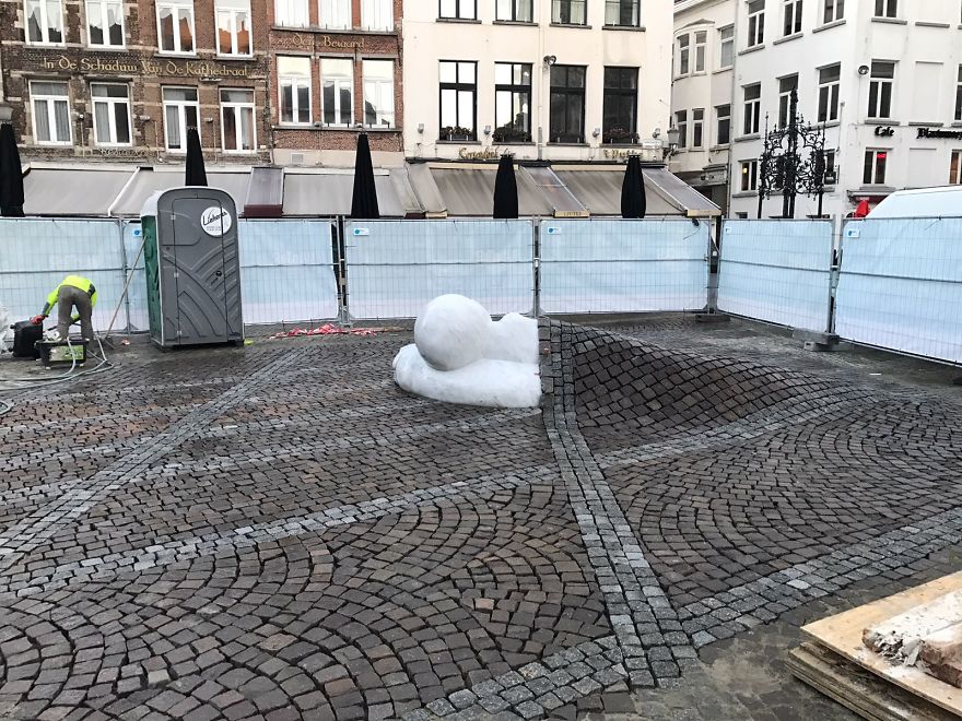 We Created A Statue To Honor Friendship Between People And Animals.