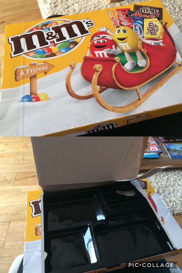 My Brother Got Me An M&m's Selection Box, I Opened It And It Was Empty