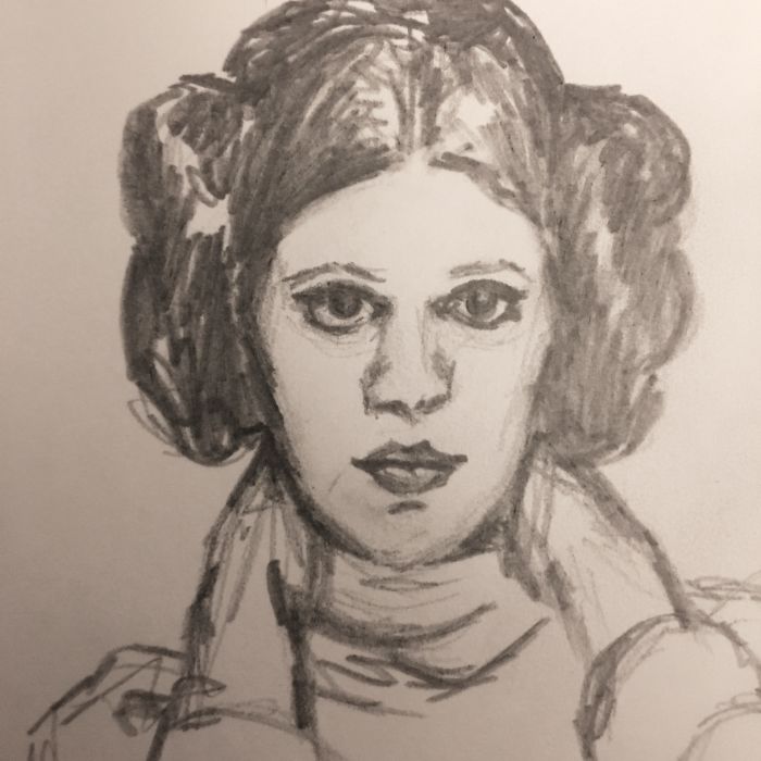 Princess Leia Sketch