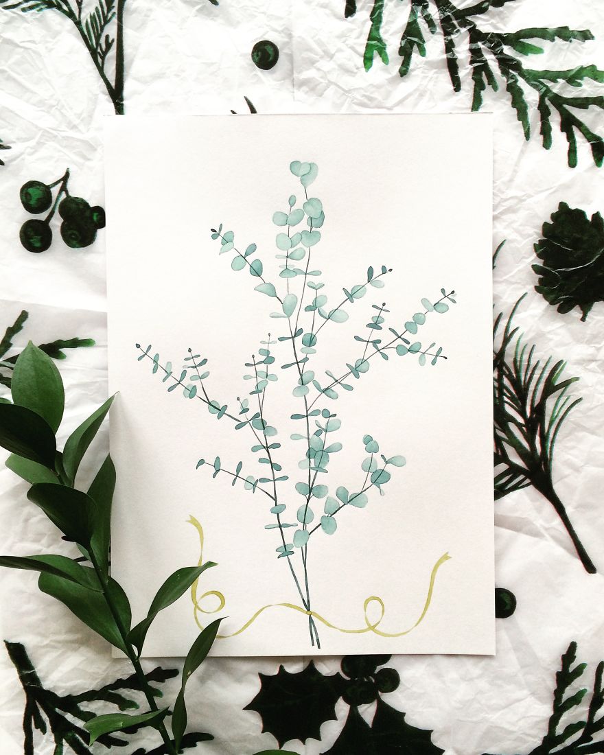 Baby Eucalyptus Artprint
