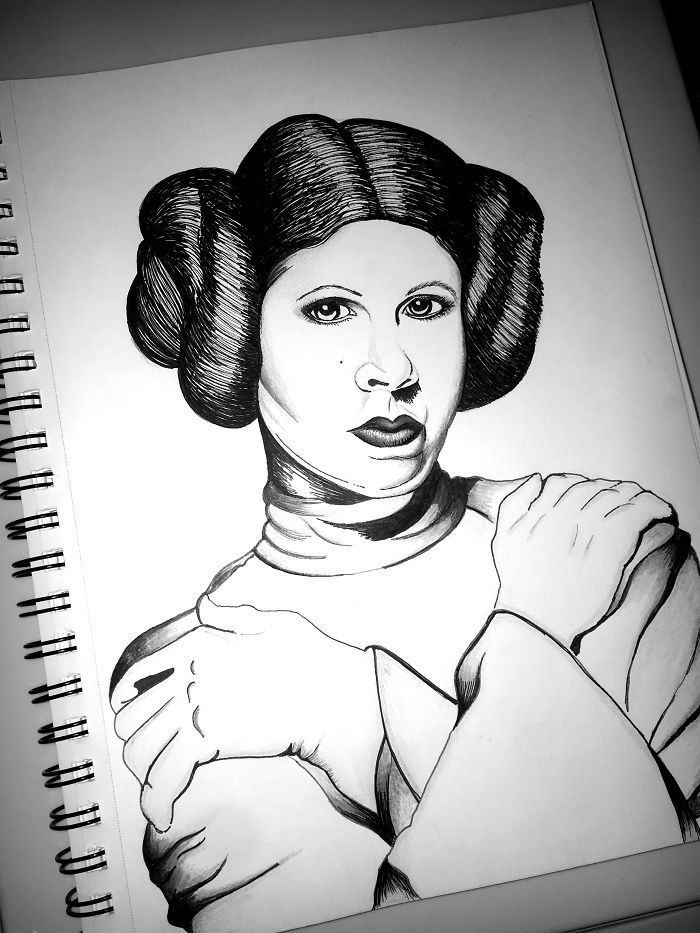 Princess Leia Portrait