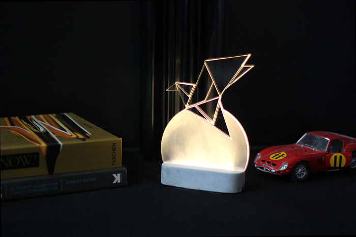 Large Modern Bird Lamp